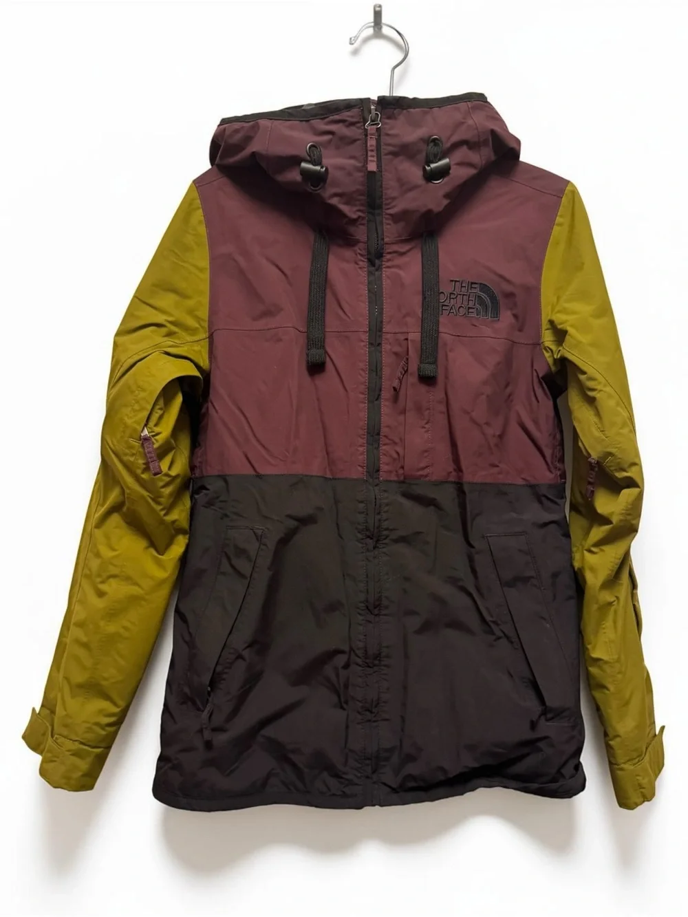 North Face Freedom Insulated Jacket Plum Olive Green Black Size XS